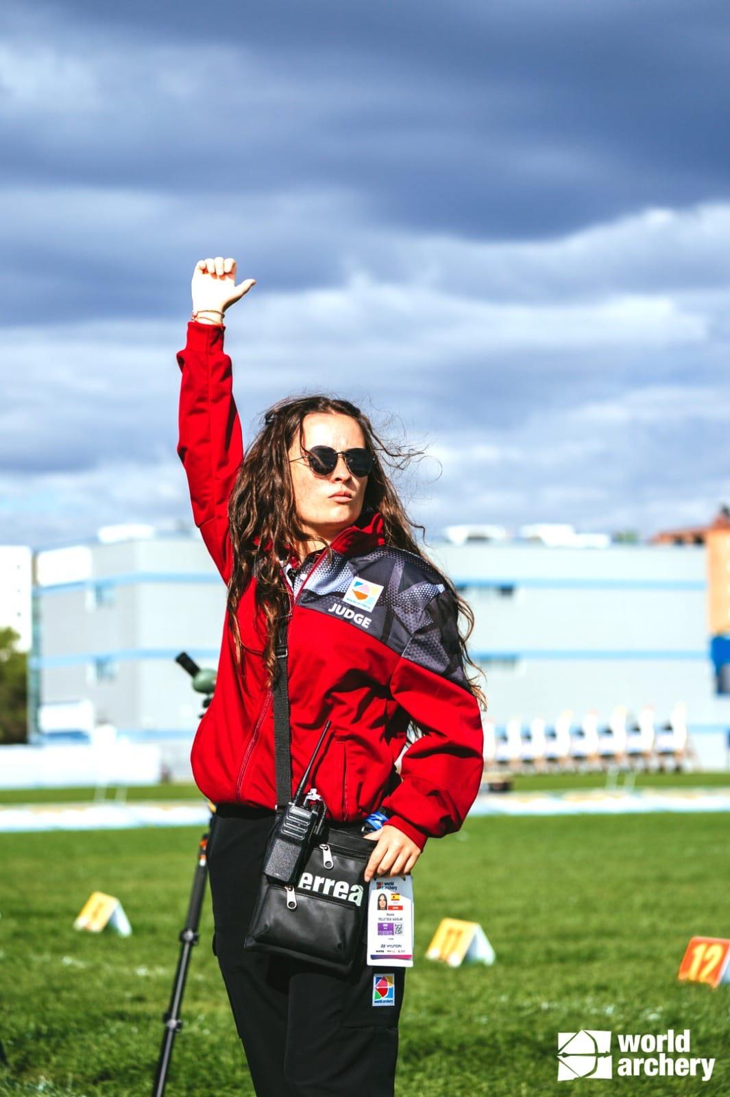 Haizea Telletxea, joven jueza internacional, participa en el World Archery Youth Championships en Winnipeg (Canadá)